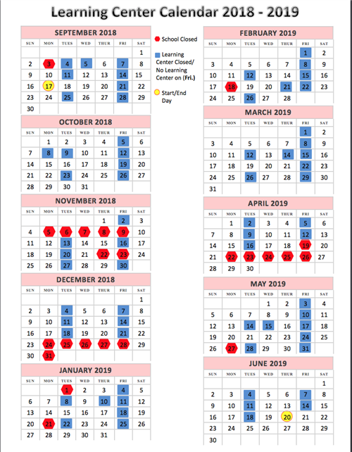Learning Center 2018-2019 